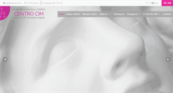 Desktop Screenshot of centrocim.es